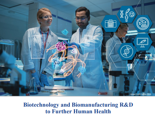 △在促進(jìn)人類健康方面，美國政府希望能提高健康醫(yī)療整個(gè)體系—從預(yù)防到診斷和監(jiān)測(cè)，到更有效的治療制造，再到治療和最終的健康生存