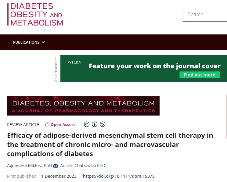糖尿病期刊綜述:干細(xì)胞治療糖尿病慢性微血管和大血管并發(fā)癥的療效 糖尿病期刊綜述:干細(xì)胞治療糖尿病慢性微血管和大血管并發(fā)癥的療效