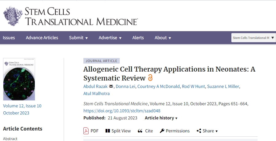 面對(duì)眾多新生兒疾病，干細(xì)胞療法通過(guò)臨床證據(jù)展現(xiàn)其臨床潛力！