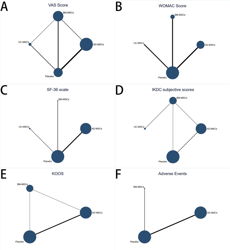 圖3：符合條件的研究的網(wǎng)絡(luò)幾何形狀。