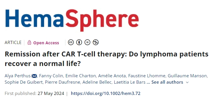 CAR-T細(xì)胞治療后：淋巴瘤患者能否恢復(fù)正常生活？來看研究結(jié)果