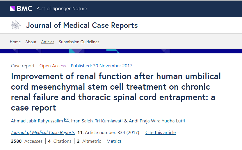 2017年干細(xì)胞治療慢性腎病臨床案例 2017年干細(xì)胞治療慢性腎病臨床案例