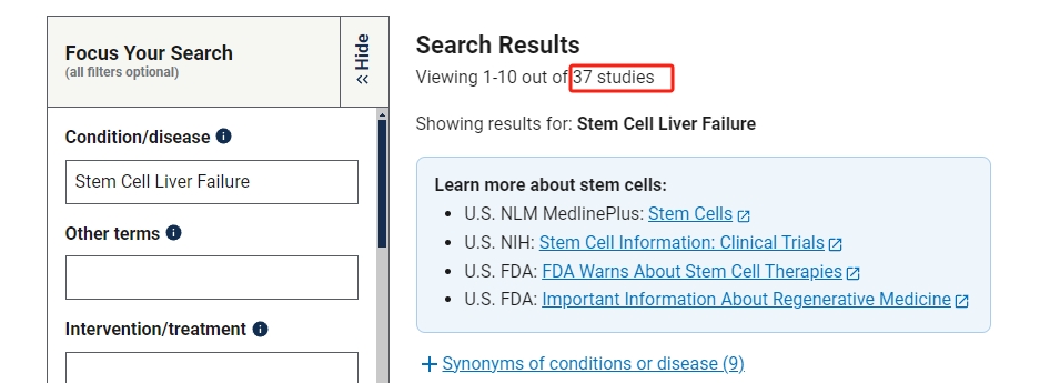 干細胞治療肝衰竭的臨床研究進展 干細胞治療肝衰竭的臨床研究進展