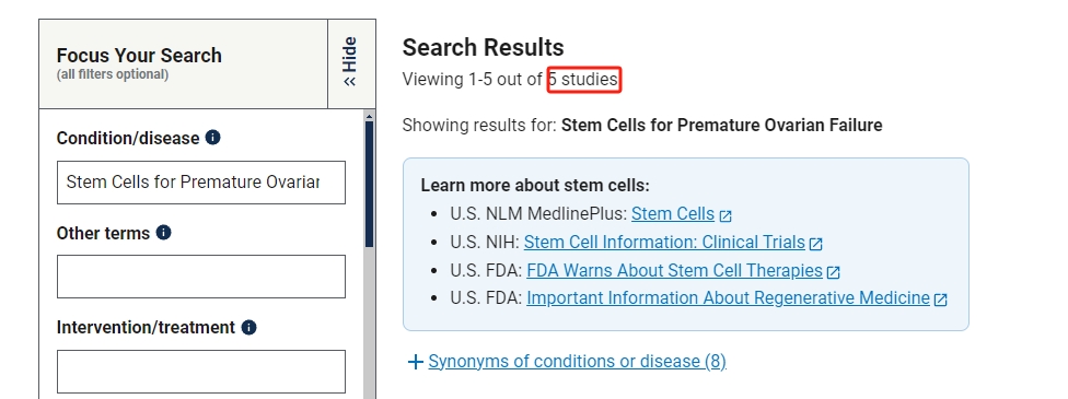 干細胞治療卵巢早衰的臨床研究進展 干細胞治療卵巢早衰的臨床研究進展