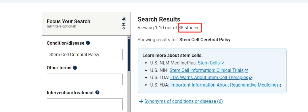 干細(xì)胞治療腦癱的臨床研究進(jìn)展
