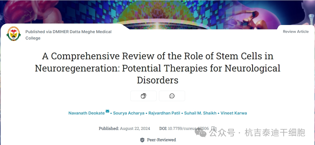 干細(xì)胞作用機(jī)制之一(神經(jīng)再生):成為治療神經(jīng)系統(tǒng)疾病的潛在療法