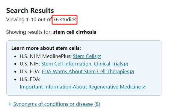 干細(xì)胞治療肝硬化臨床研究進(jìn)展