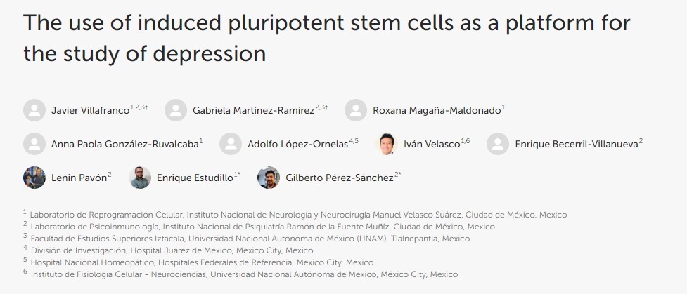 利用誘導(dǎo)性多能干細(xì)胞作為研究抑郁癥的平臺(tái) 利用誘導(dǎo)性多能干細(xì)胞作為研究抑郁癥的平臺(tái)
