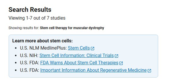 干細(xì)胞治療肌萎縮側(cè)索硬化癥肌肉萎縮癥的臨床研究項(xiàng)目有7項(xiàng)。其中已完成的有1項(xiàng)。