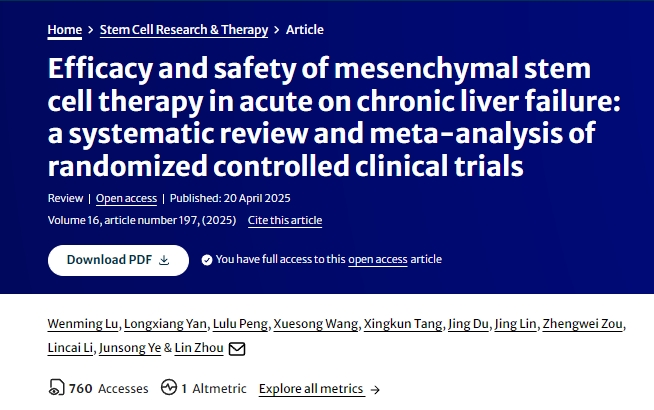 間充質(zhì)干細(xì)胞治療急性加慢性肝衰竭的療效和安全性:隨機對照臨床試驗的系統(tǒng)評價和薈萃分析 間充質(zhì)干細(xì)胞治療急性加慢性肝衰竭的療效和安全性:隨機對照臨床試驗的系統(tǒng)評價和薈萃分析