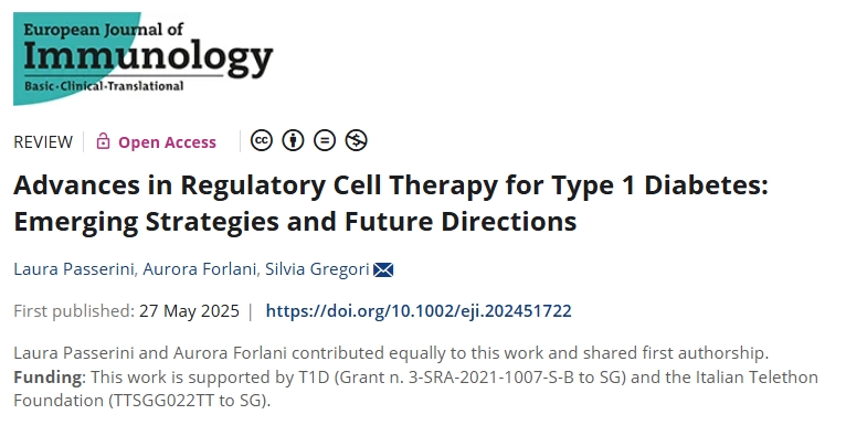1型糖尿病調(diào)控細(xì)胞療法的進(jìn)展：新興戰(zhàn)略與未來方向