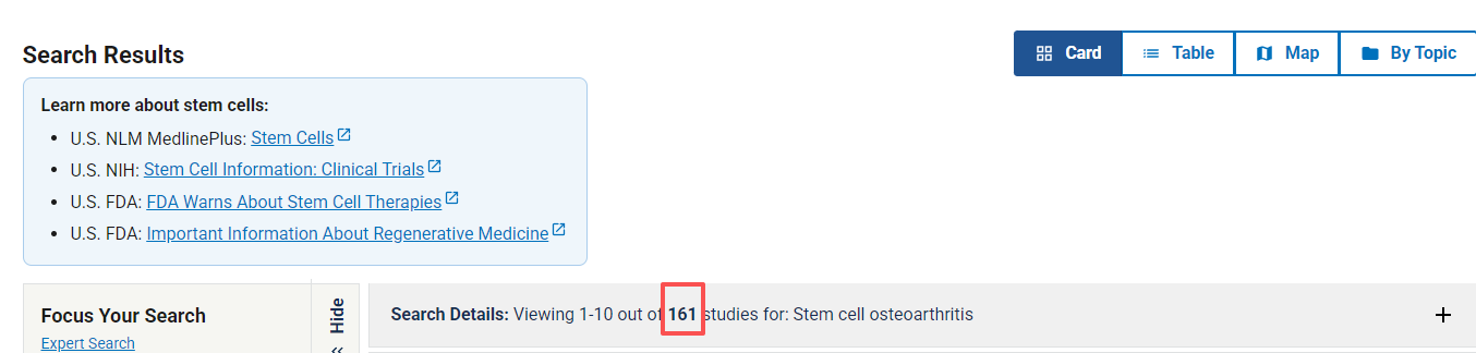 干細(xì)胞治療骨關(guān)節(jié)炎的臨床研究項(xiàng)目進(jìn)展