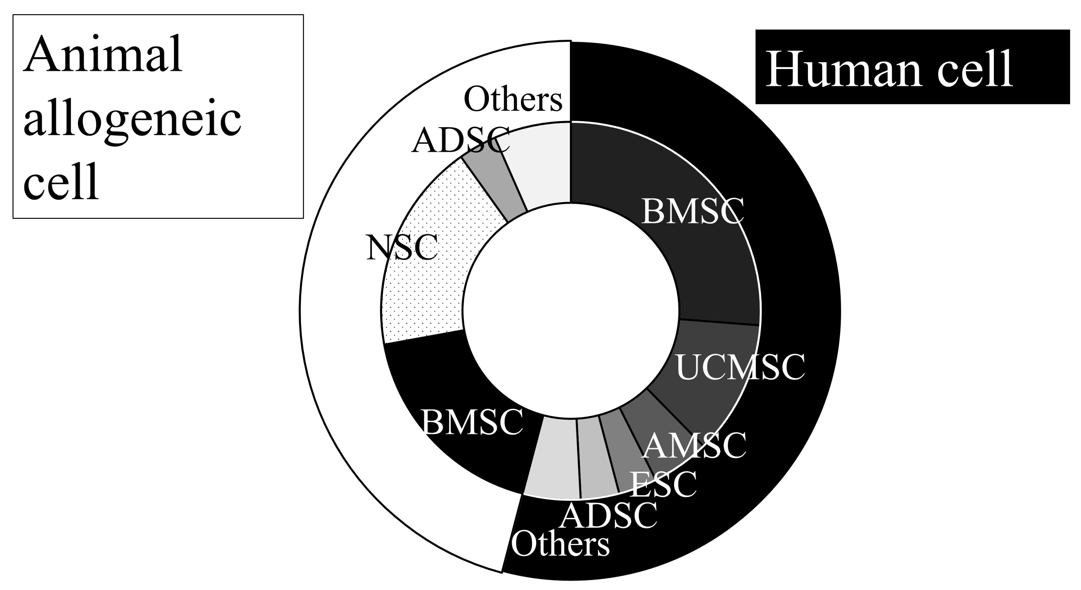 圖1：動(dòng)脈內(nèi)移植動(dòng)物實(shí)驗(yàn)所用的細(xì)胞來源。