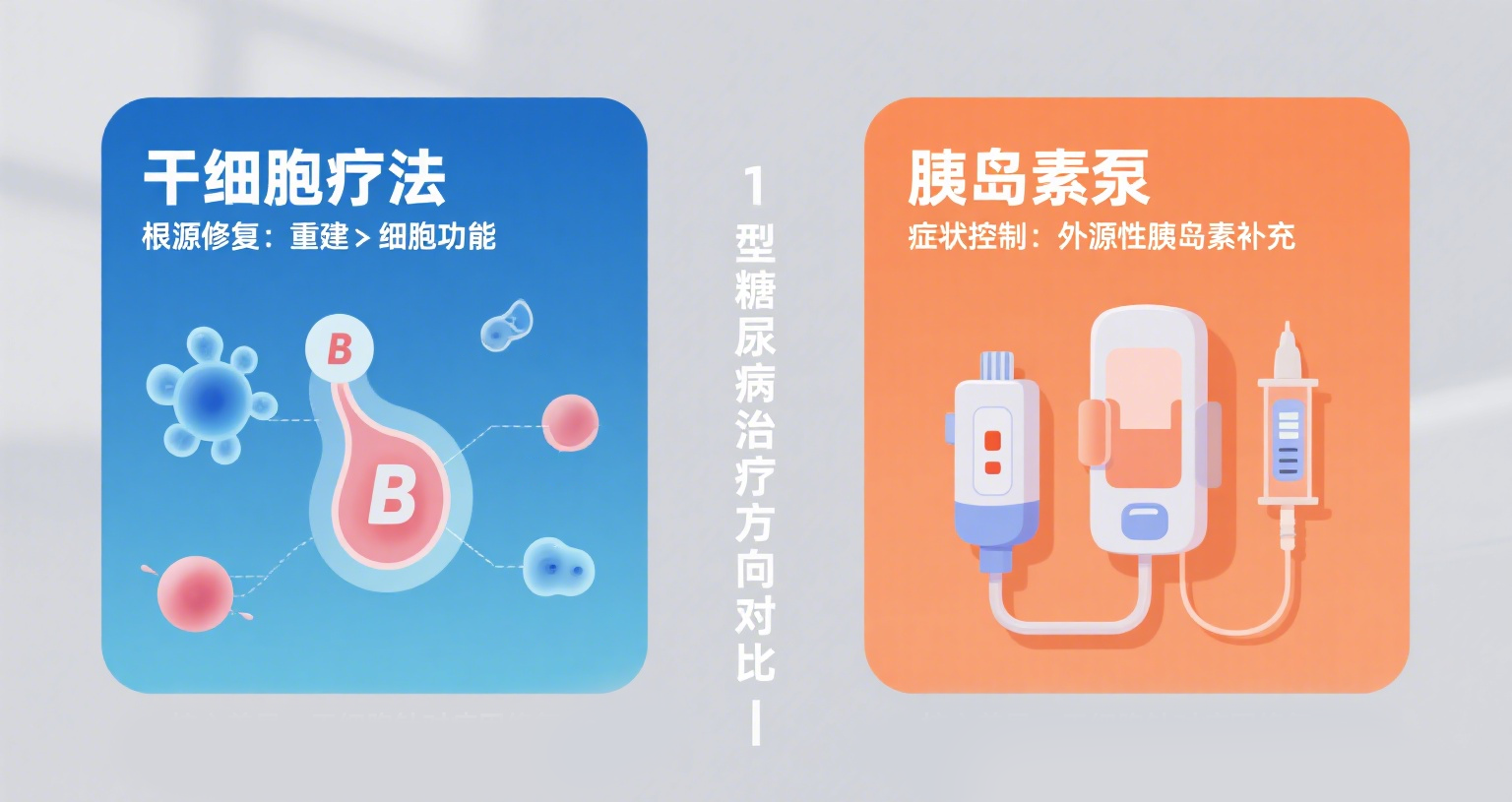 干細胞療法vs胰島素泵｜1型糖尿病的未來治療方向對比