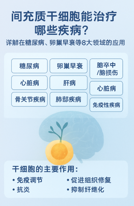 間充質(zhì)干細(xì)胞能治療哪些疾病？詳解在糖尿病、卵巢早衰等8大領(lǐng)域的應(yīng)用