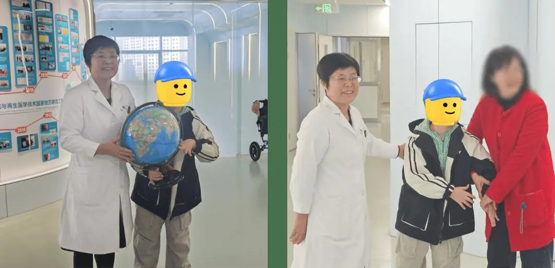 劉晶教授代表團(tuán)隊(duì)向毛毛贈(zèng)送了一臺(tái)AR地球儀 劉晶教授代表團(tuán)隊(duì)向毛毛贈(zèng)送了一臺(tái)AR地球儀