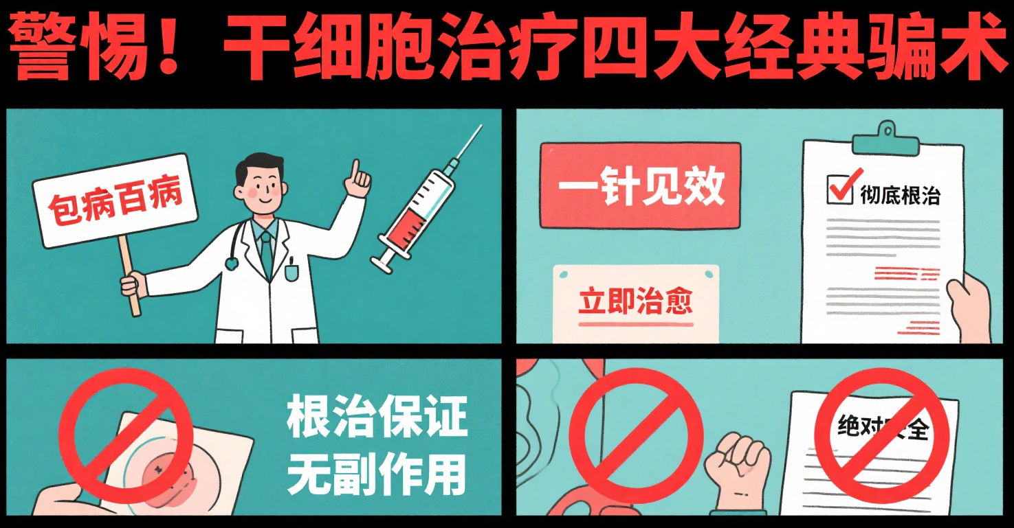 警惕!干細(xì)胞治療四大經(jīng)典騙術(shù)