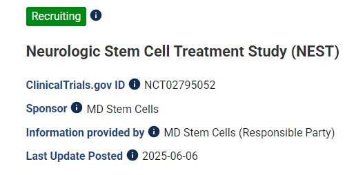 神經(jīng)干細(xì)胞治療研究（NEST）